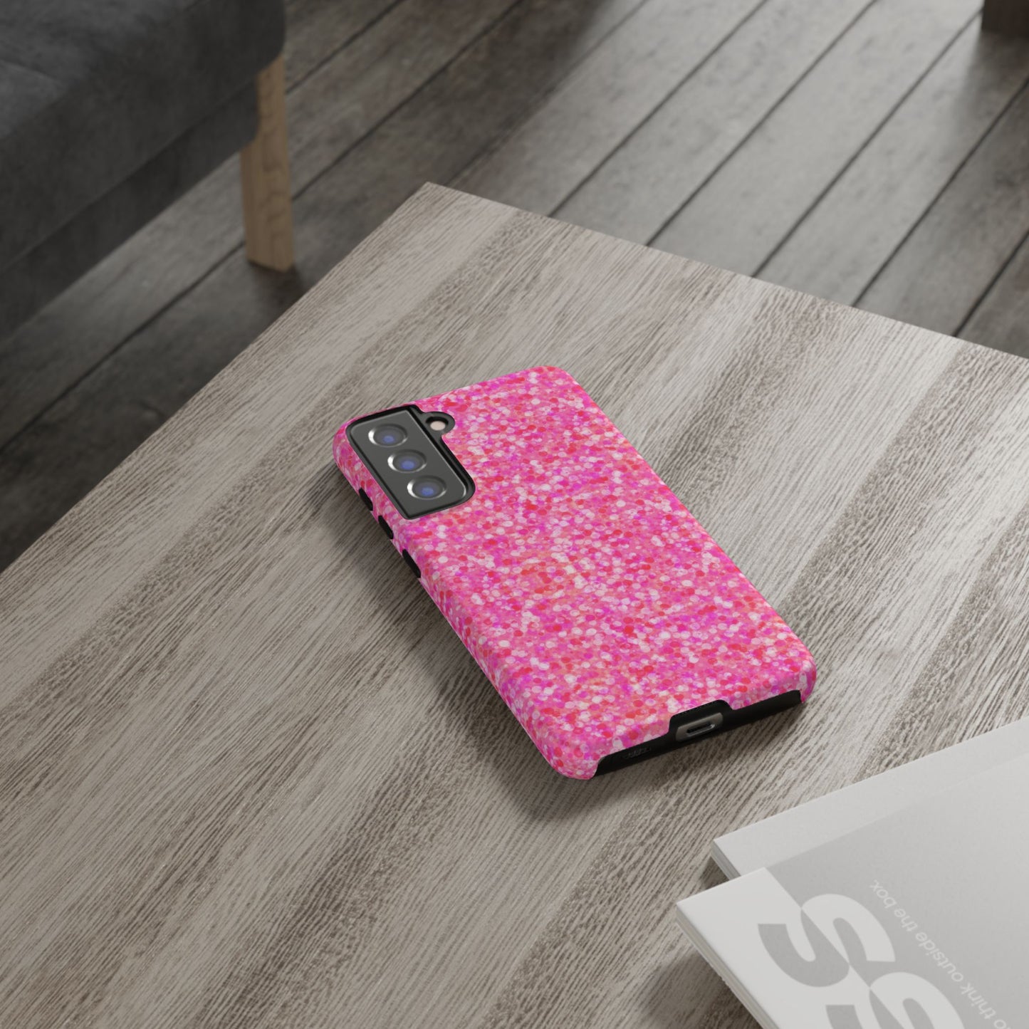 Poppin Pink iPhone Samsung Galaxy Google Pixel Tough Cases