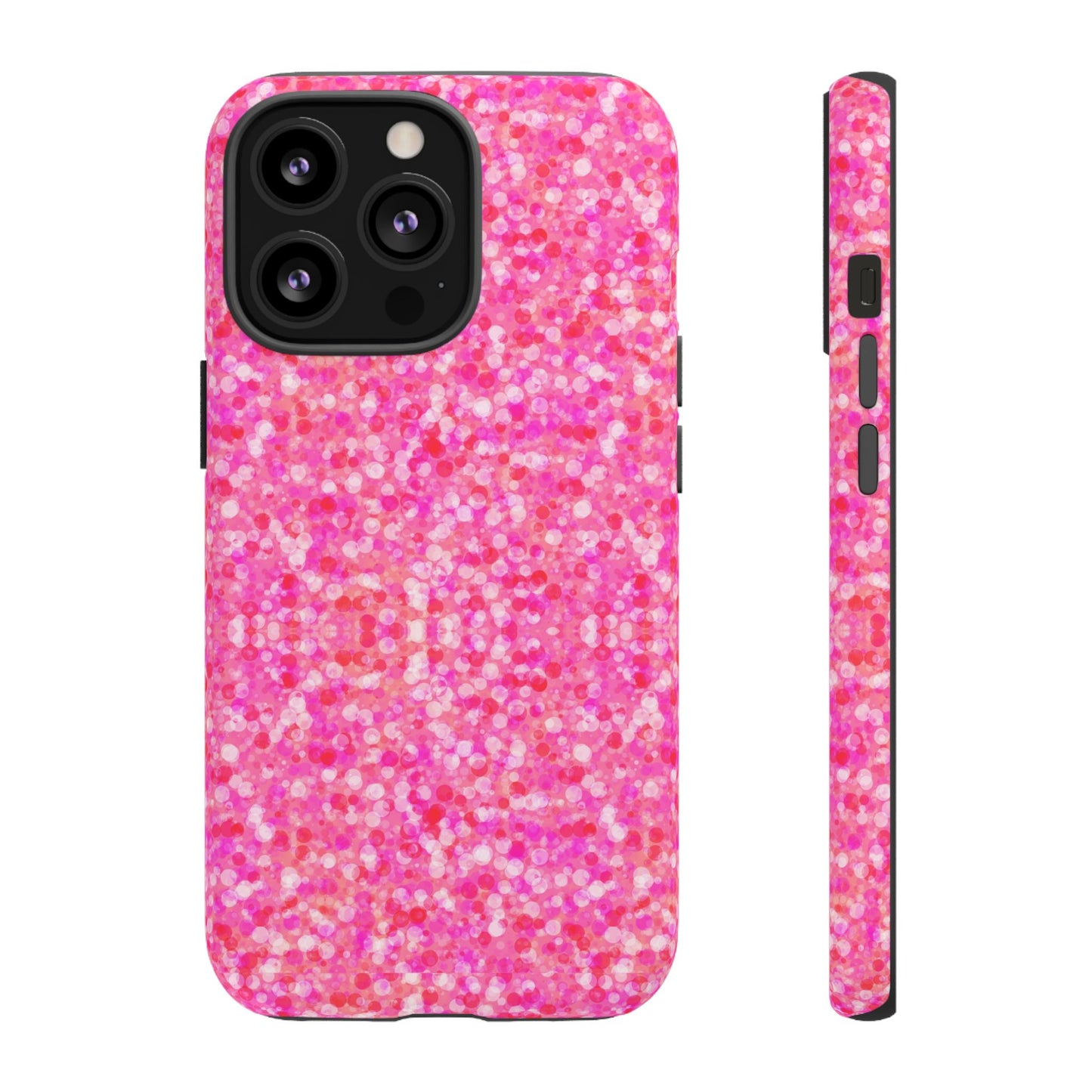 Poppin Pink iPhone Samsung Galaxy Google Pixel Tough Cases