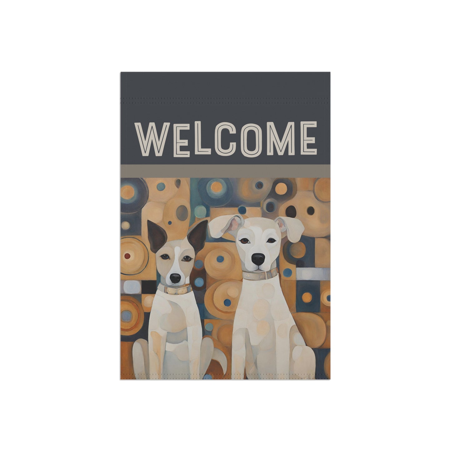 Canine Kids Welcome 2-Sided Garden & House Flag/Banner