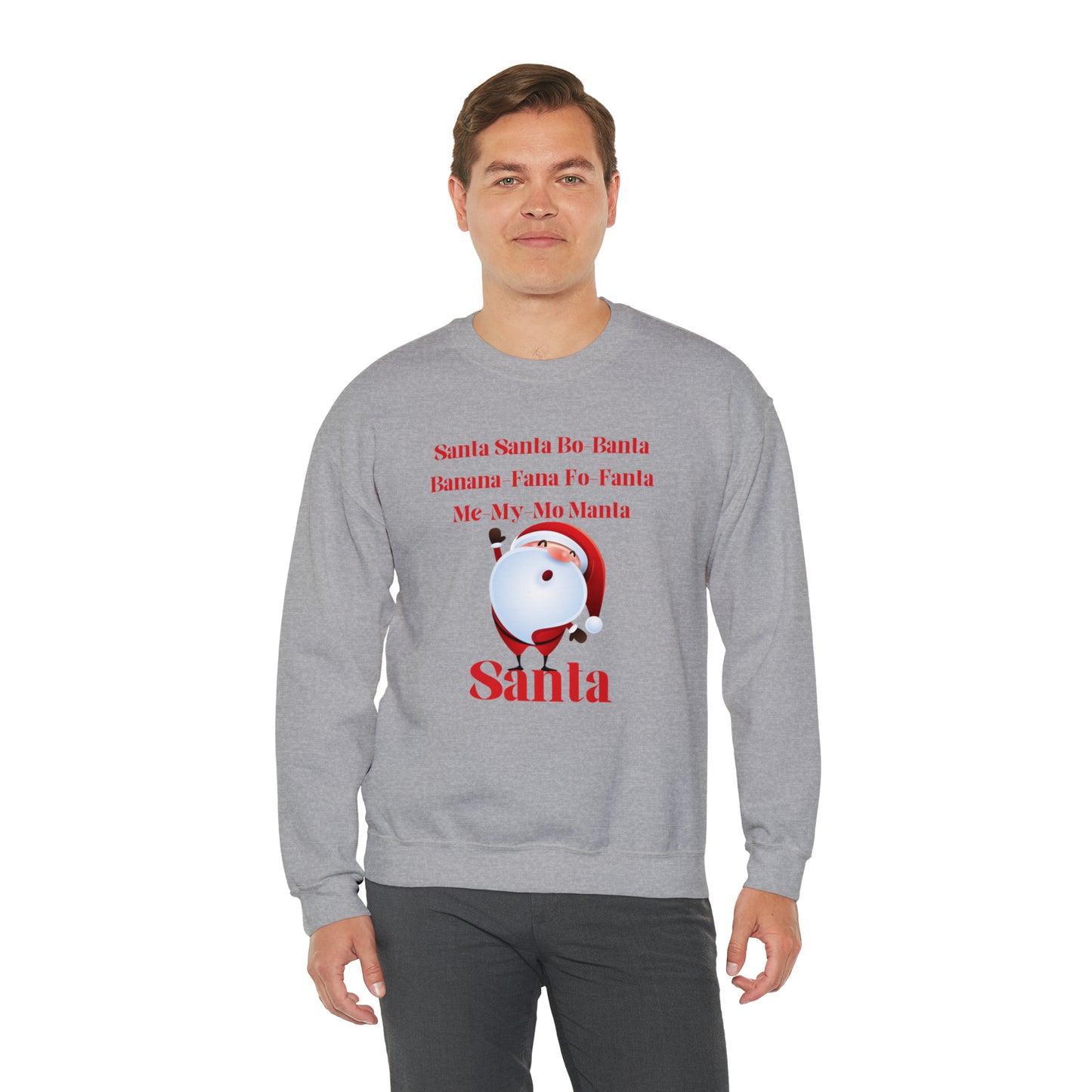 Santa Santa Bo Banta Unisex Heavy Blend™ Crewneck Sweatshirt