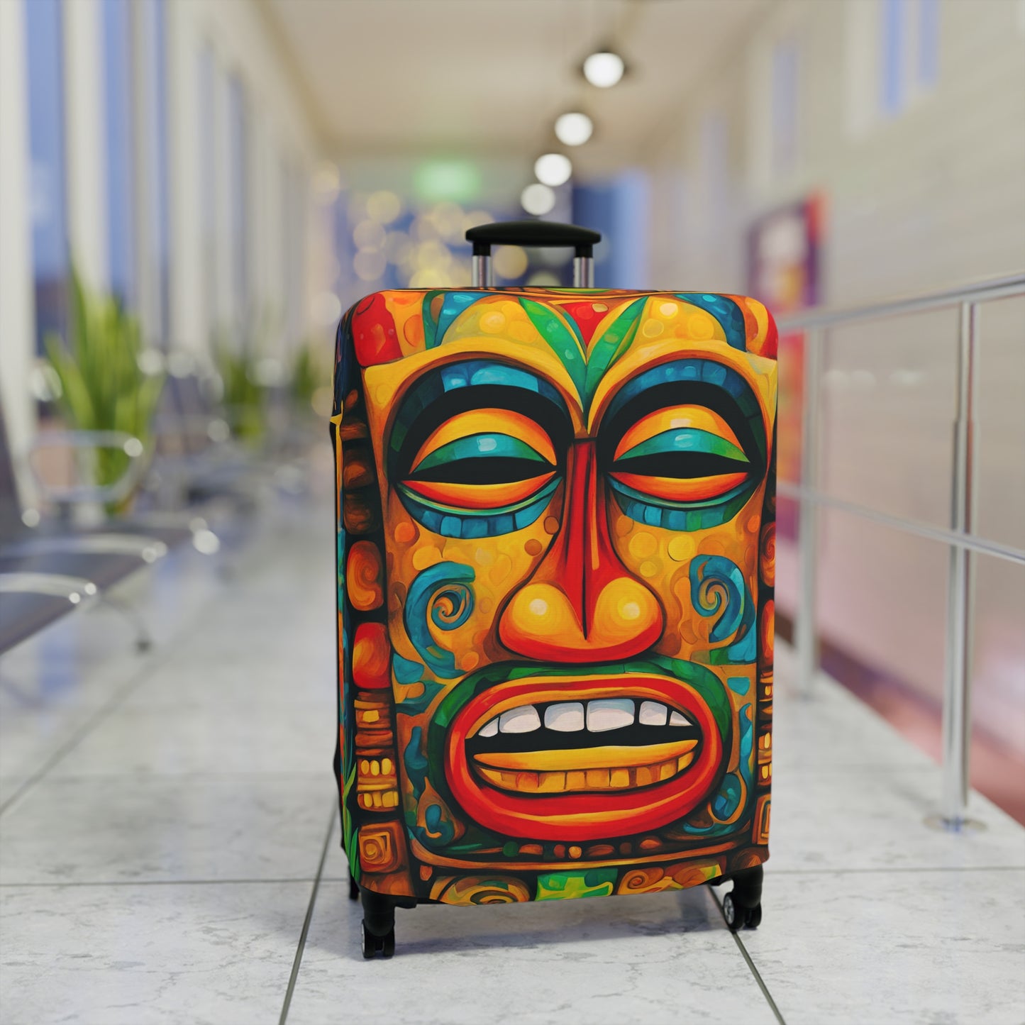 Happy Tiki Luggage Cover ONLY