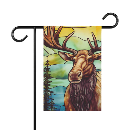 Moose 2-Sided Garden & House Flag/Banner