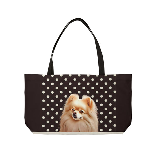 Pomeranian Weekender Tote Bag