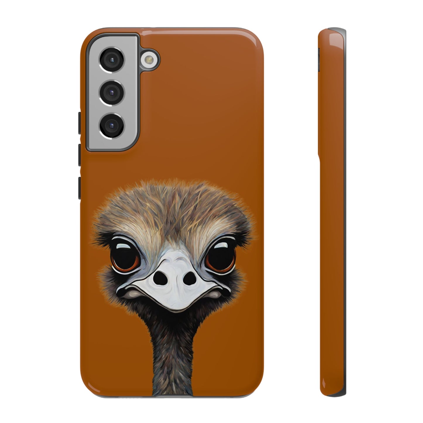 Ostrich Wildlife iPhone Samsung Galaxy Google Pixel Tough Cases