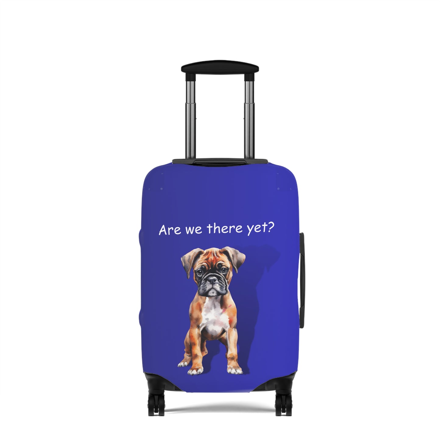 Boxer Puppy Are We There Yet? Luggage Cover