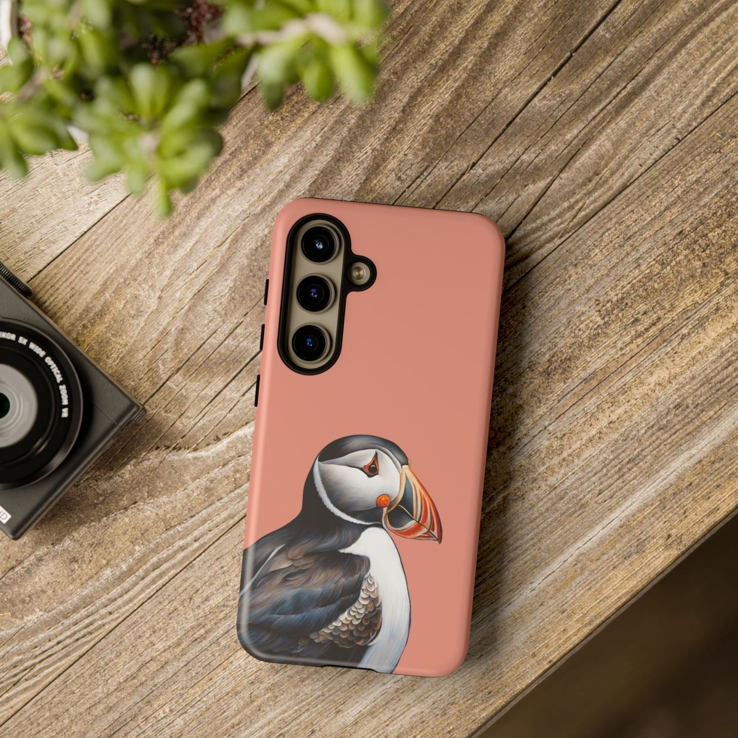 Puffin Wildlife iPhone Samsung Galaxy Google Pixel Tough Cases