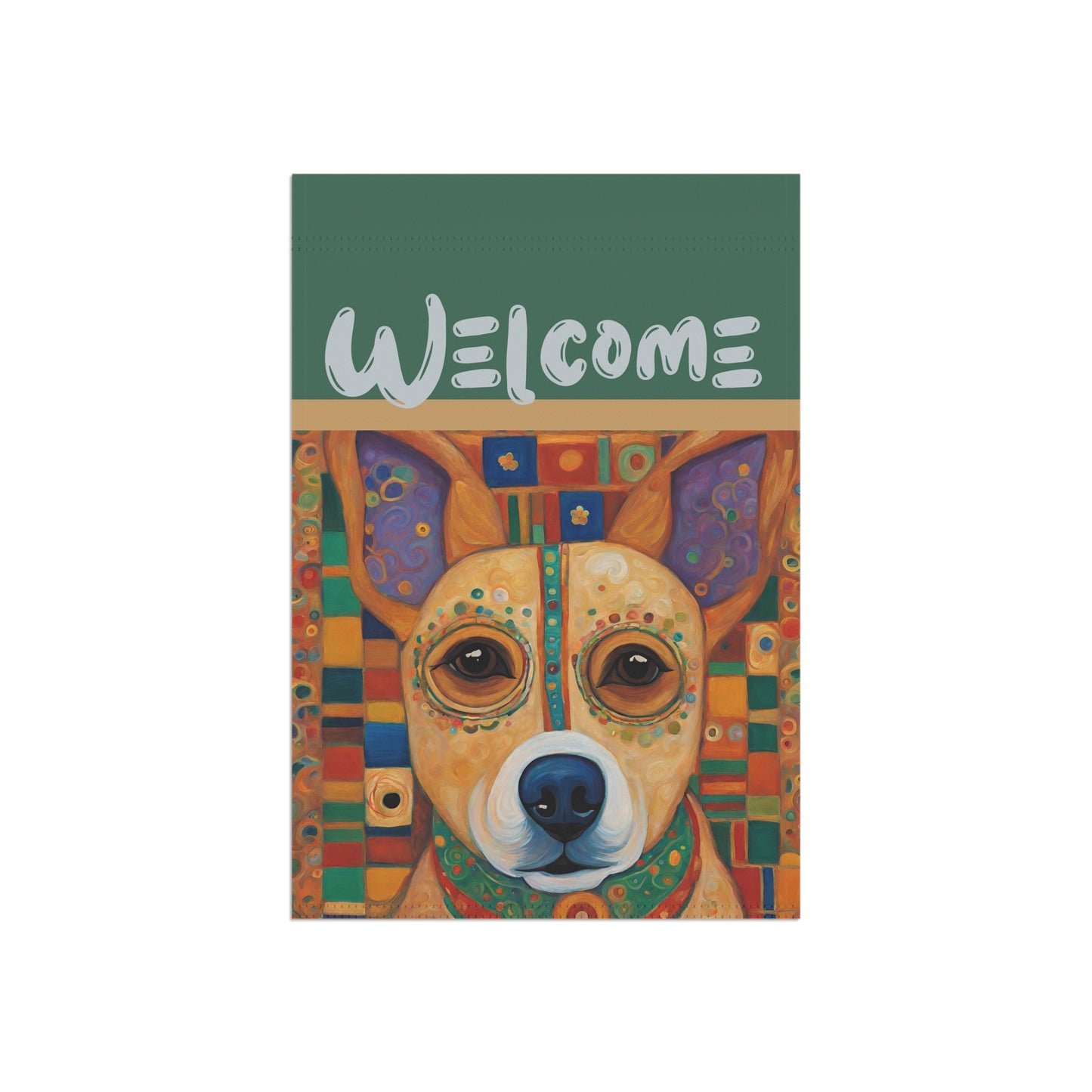 Chuy Welcome 2-Sided Garden & House Flag/Banner