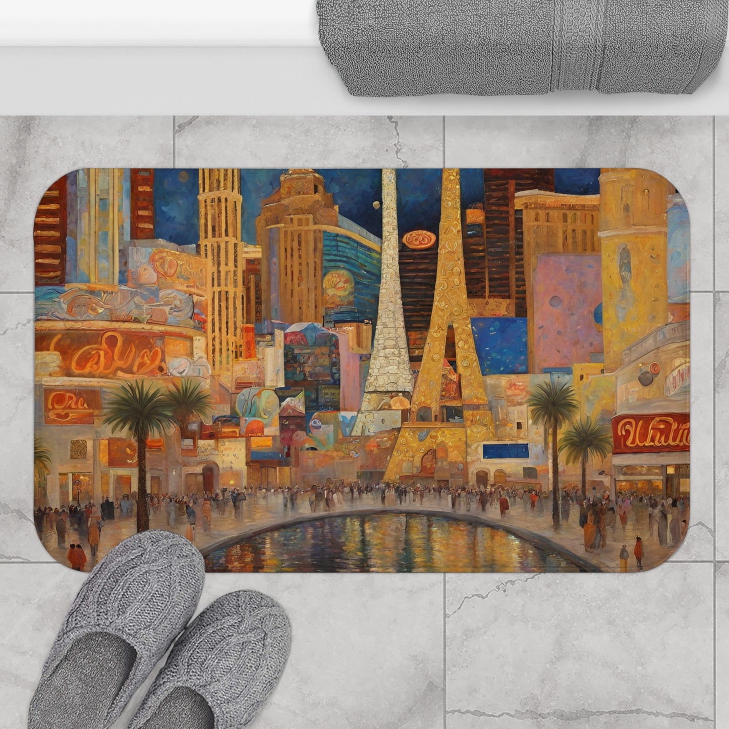 Let's Travel Microfiber Bath Mat