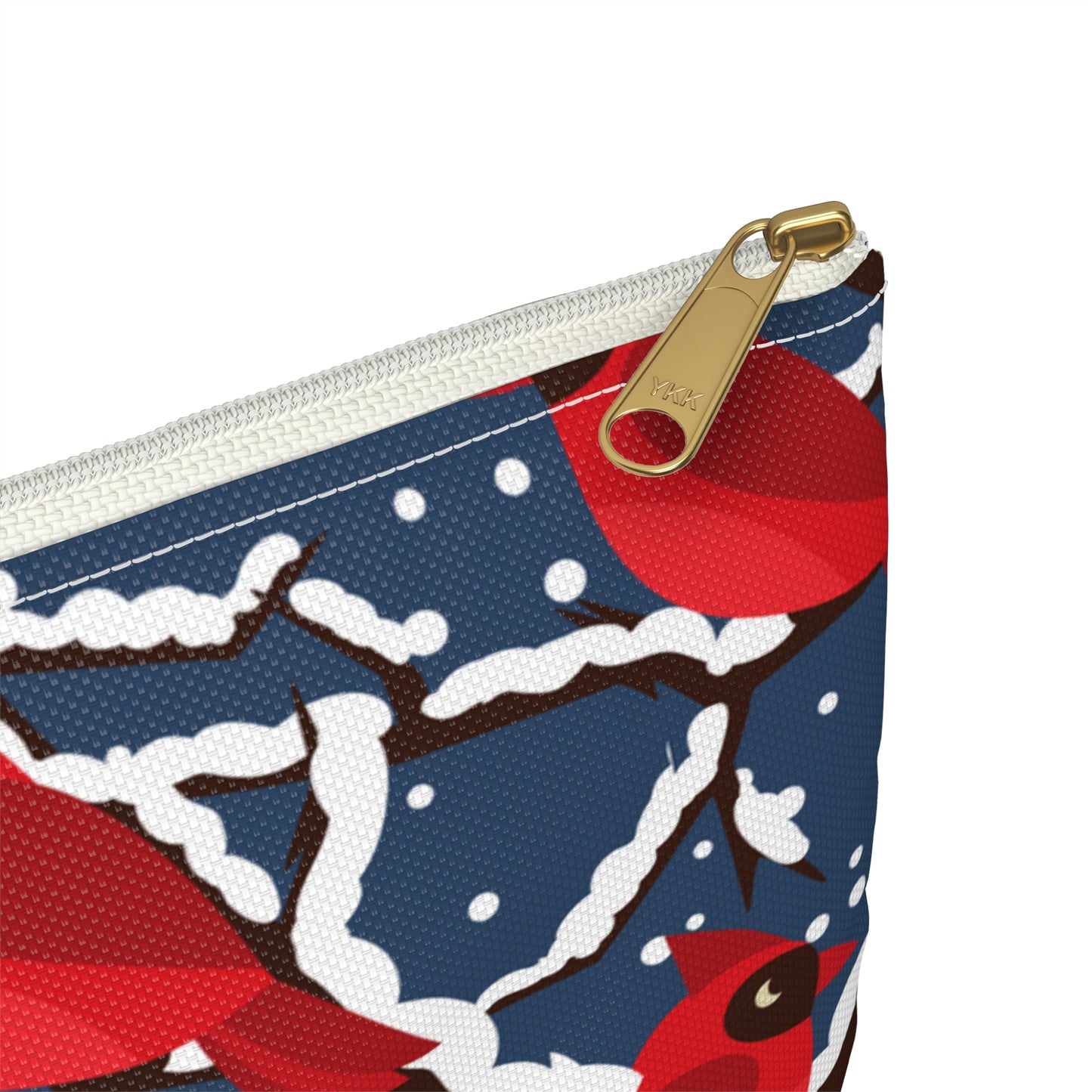 Cardinals on Snowy Branches Accessory Pouch