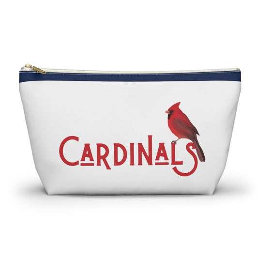 Red Plaid St Louis Cardinals Accessory Pouch w T-bottom