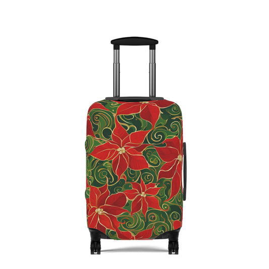 Poinsettias Luggage Cover