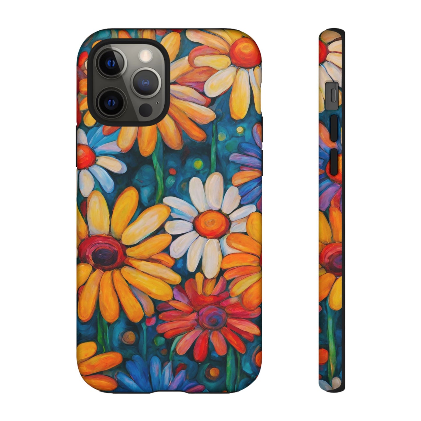 Crazy Daisies iPhone Samsung Galaxy Google Pixel Tough Cases