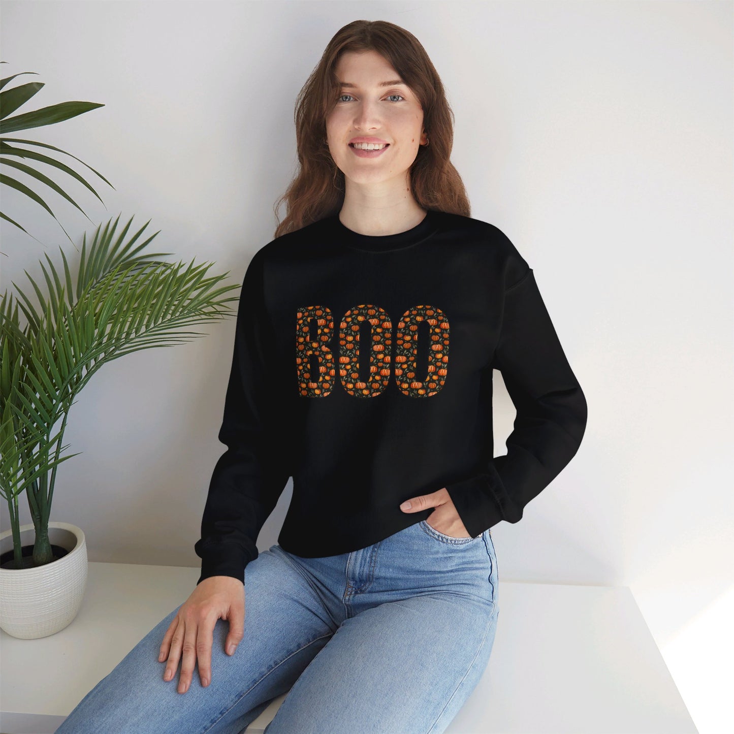 Little Pumpkins BOO Unisex Heavy Blend™ Crewneck Sweatshirt