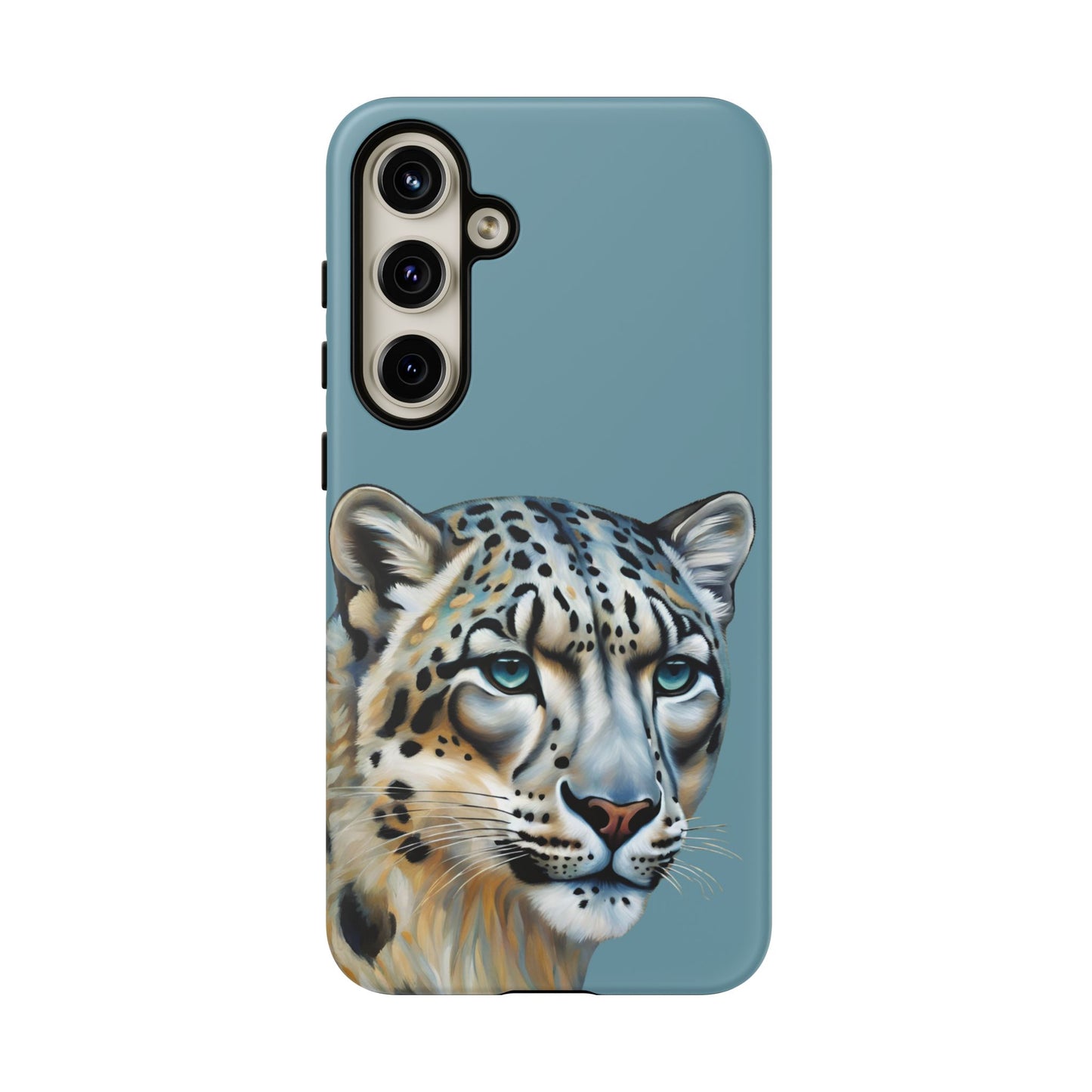 Snow Leopard iPhone Samsung Galaxy Google Pixel Tough Cases