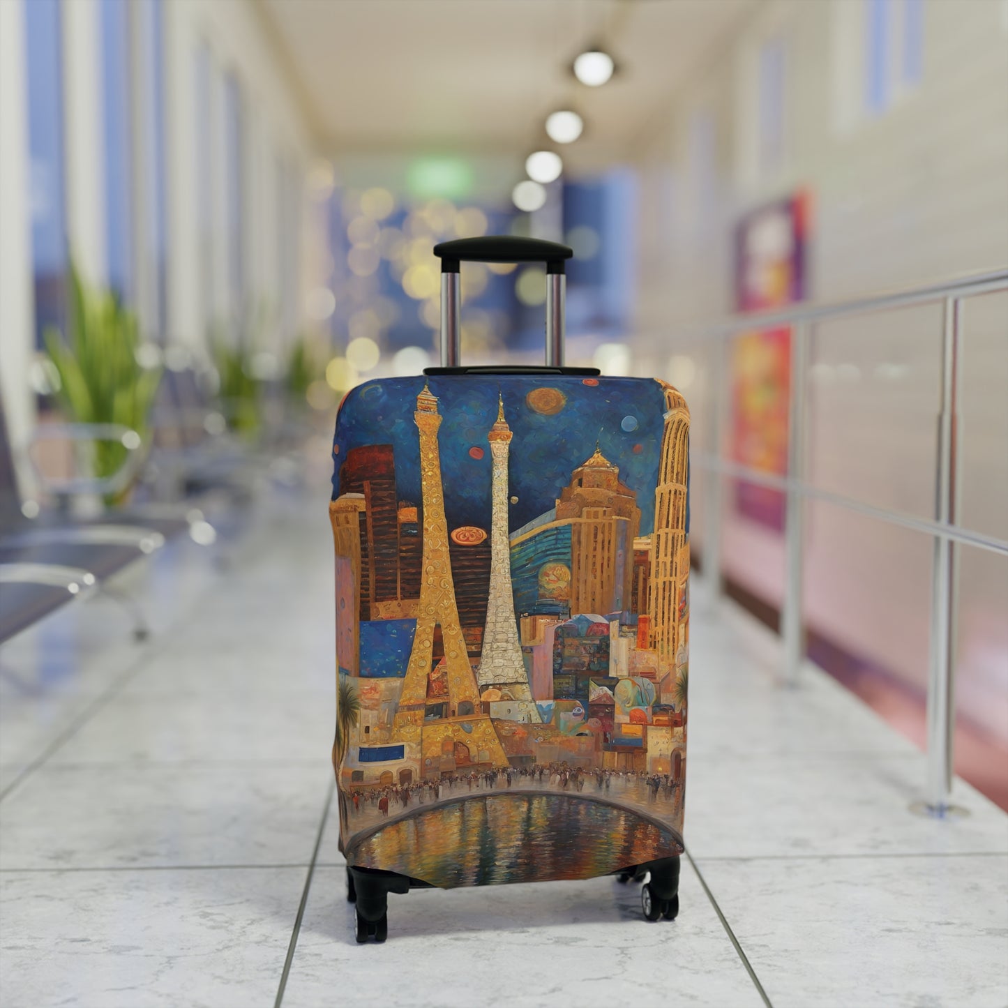 Let's Travel Luggage Cover