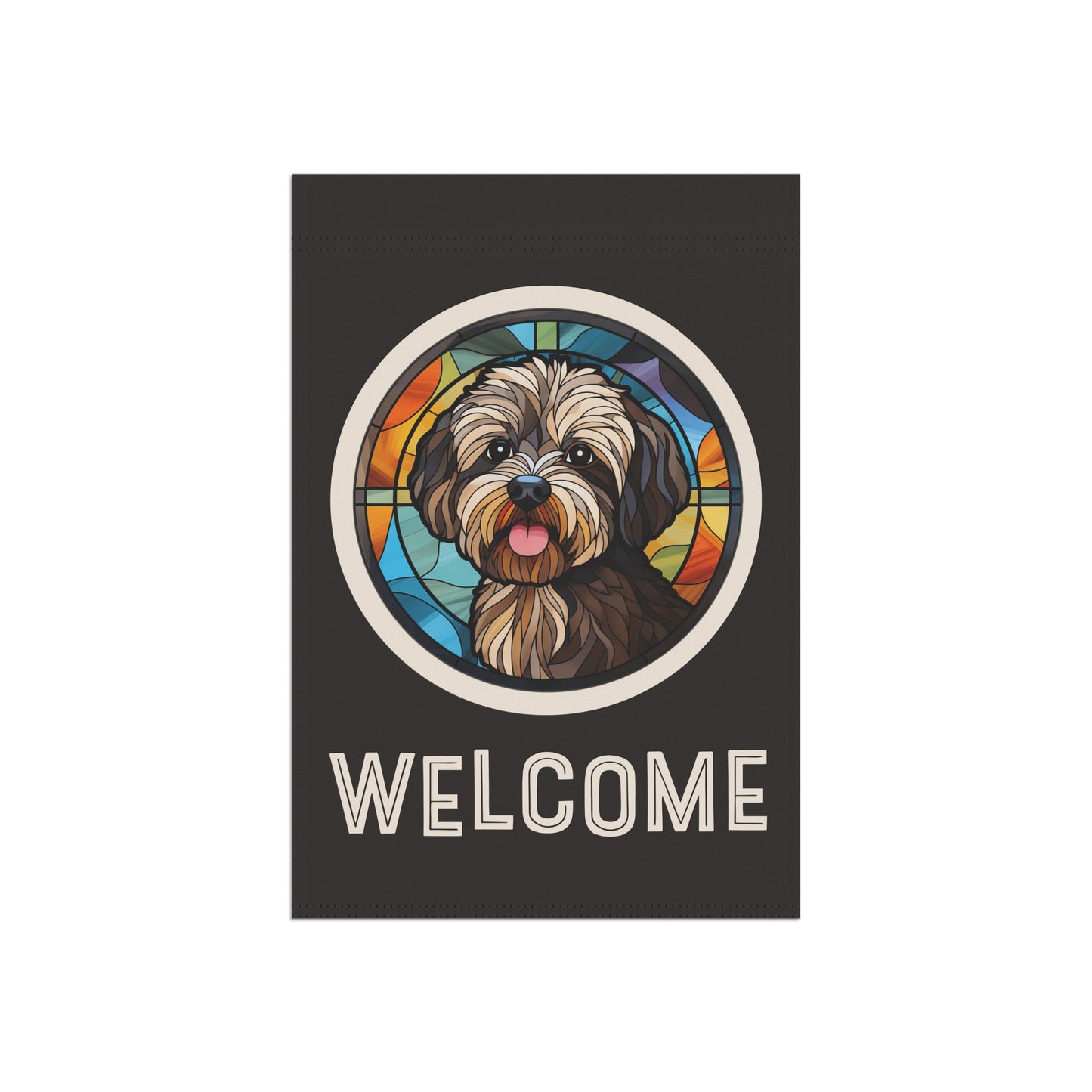 Havanese Welcome 2-Sided Garden & House Flag/Banner