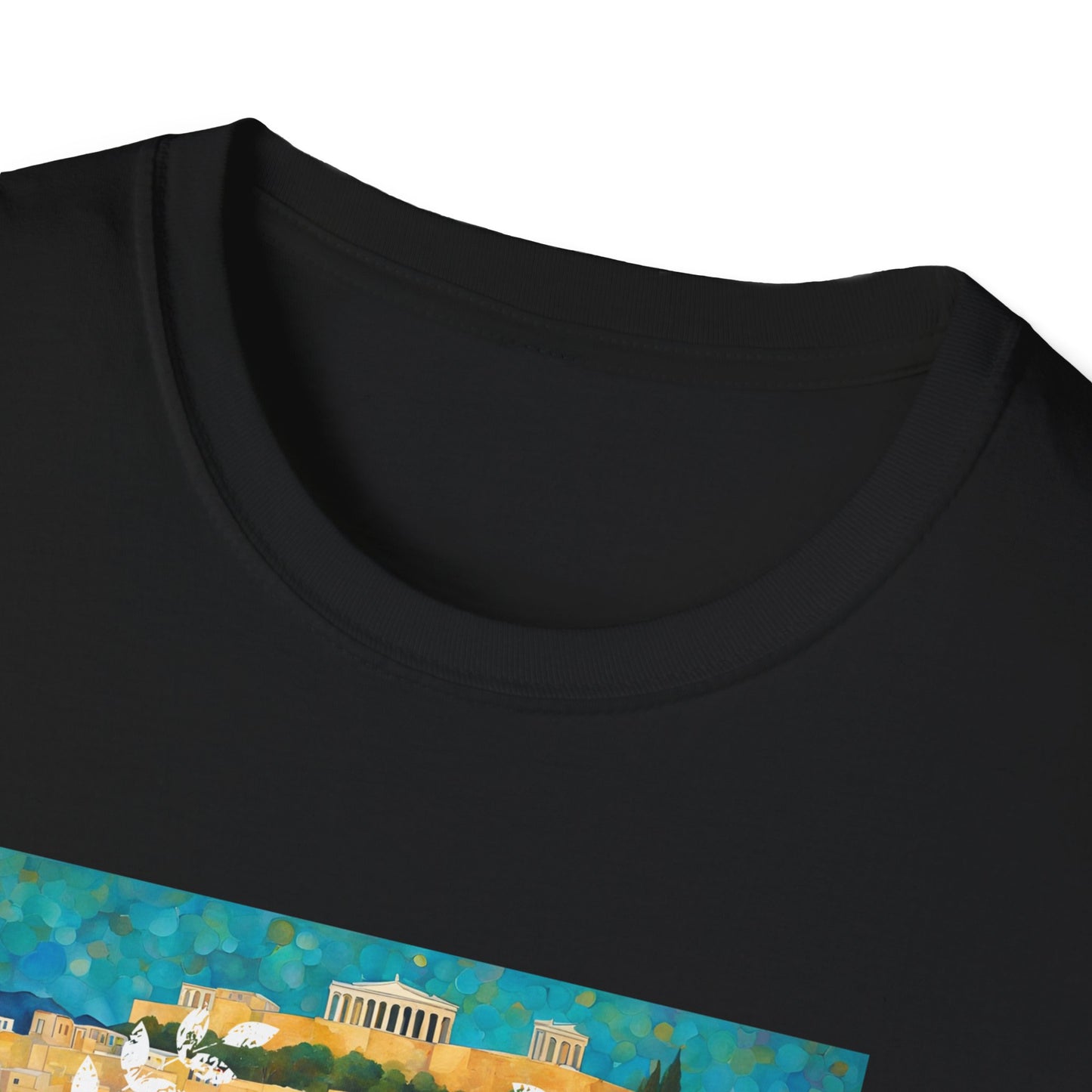 Athens Greece Travel Art Unisex Softstyle T-Shirt