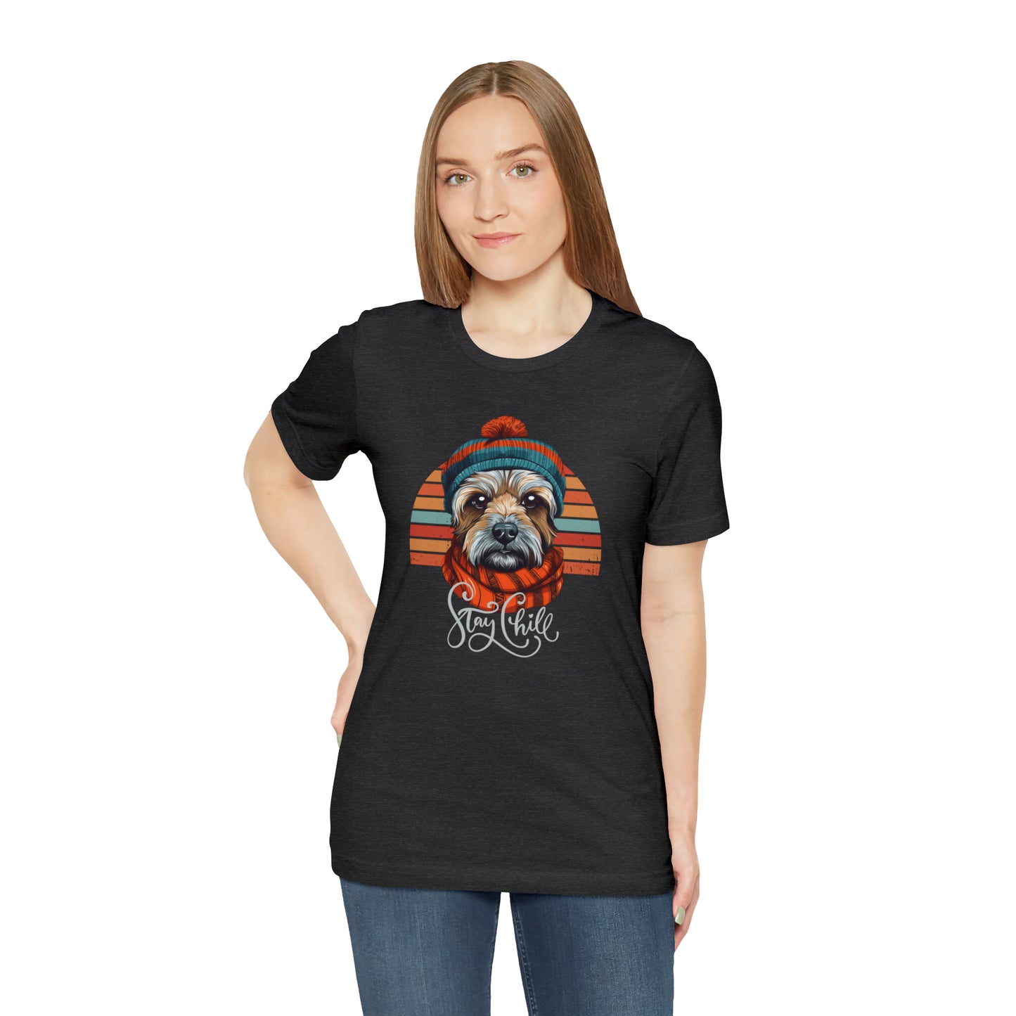 Stay Chill Cairn Terrier Unisex Jersey Short Sleeve Tee