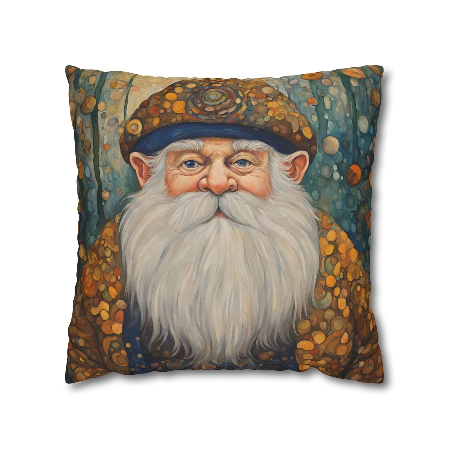 The Gnome Square Poly Canvas Pillowcase