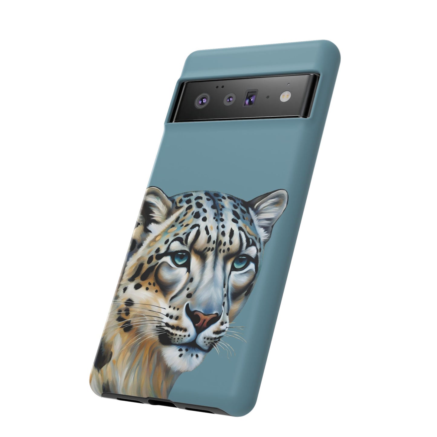 Snow Leopard iPhone Samsung Galaxy Google Pixel Tough Cases