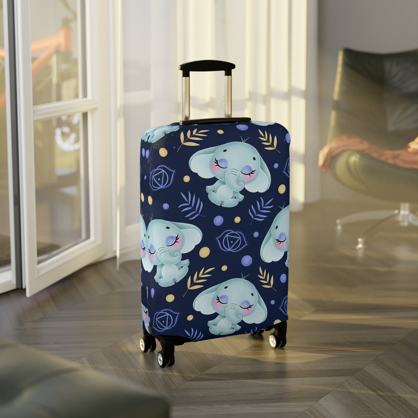 Zen Elephant Luggage Cover