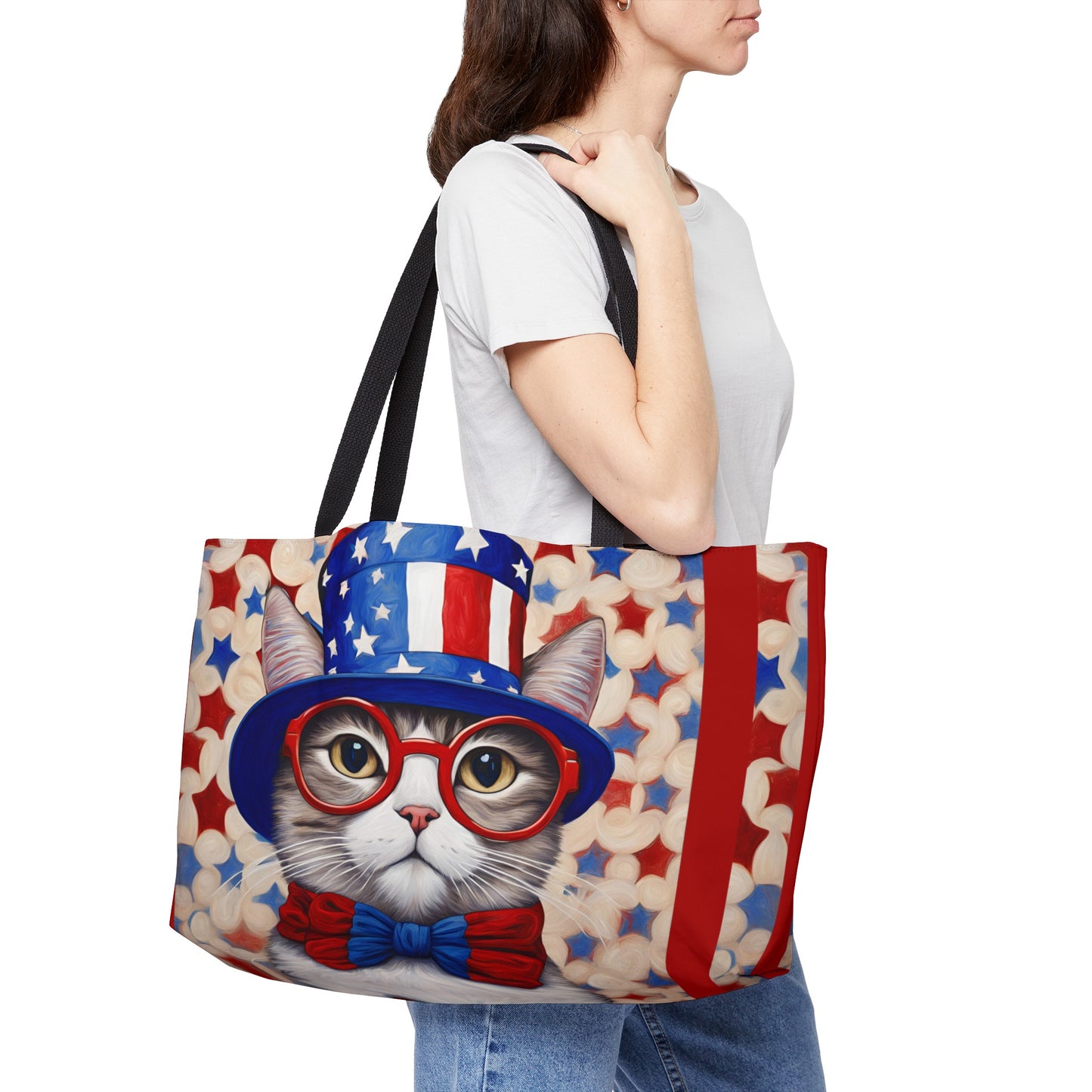 Liberty Cat Weekender Tote Bag