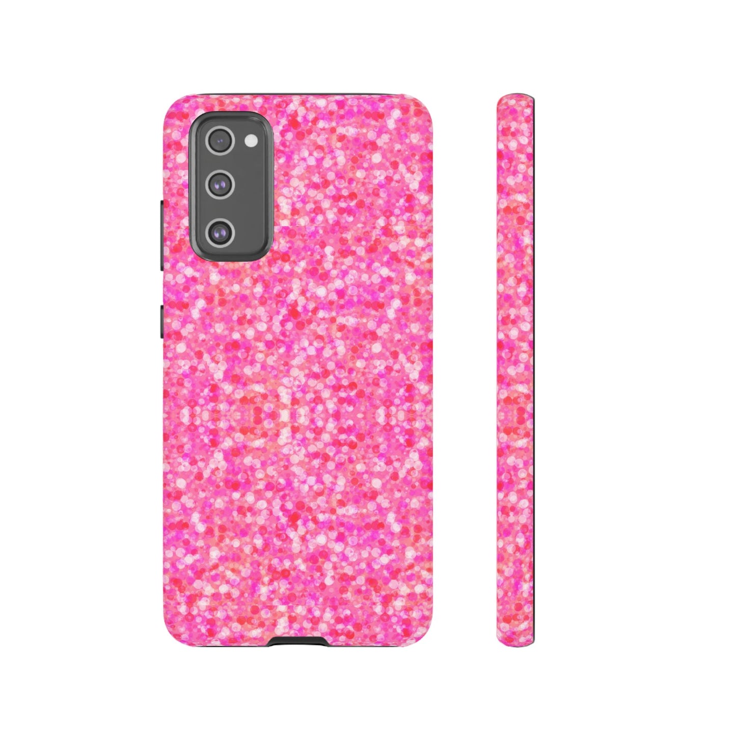 Poppin Pink iPhone Samsung Galaxy Google Pixel Tough Cases