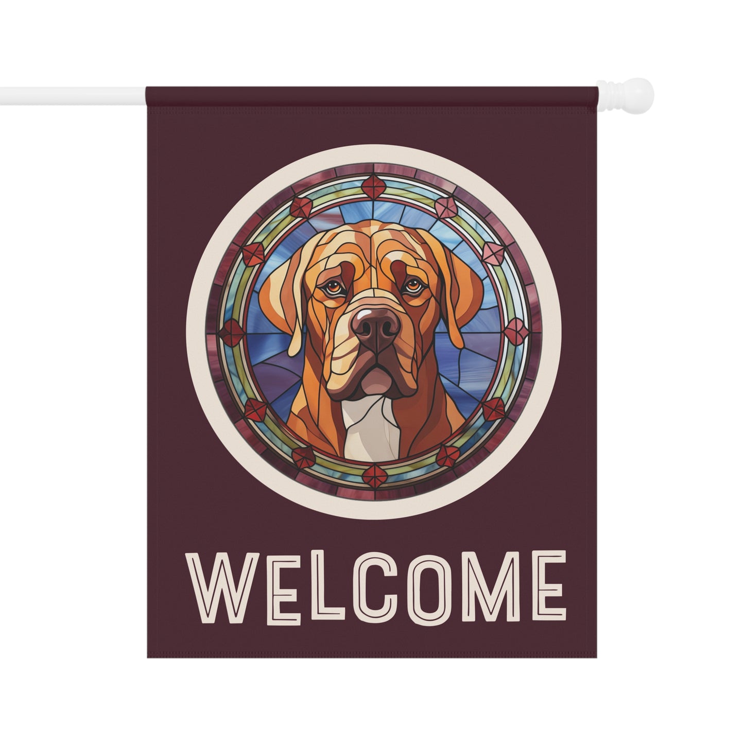 Bordeaux Welcome 2-Sided Garden & House Flag/Banner