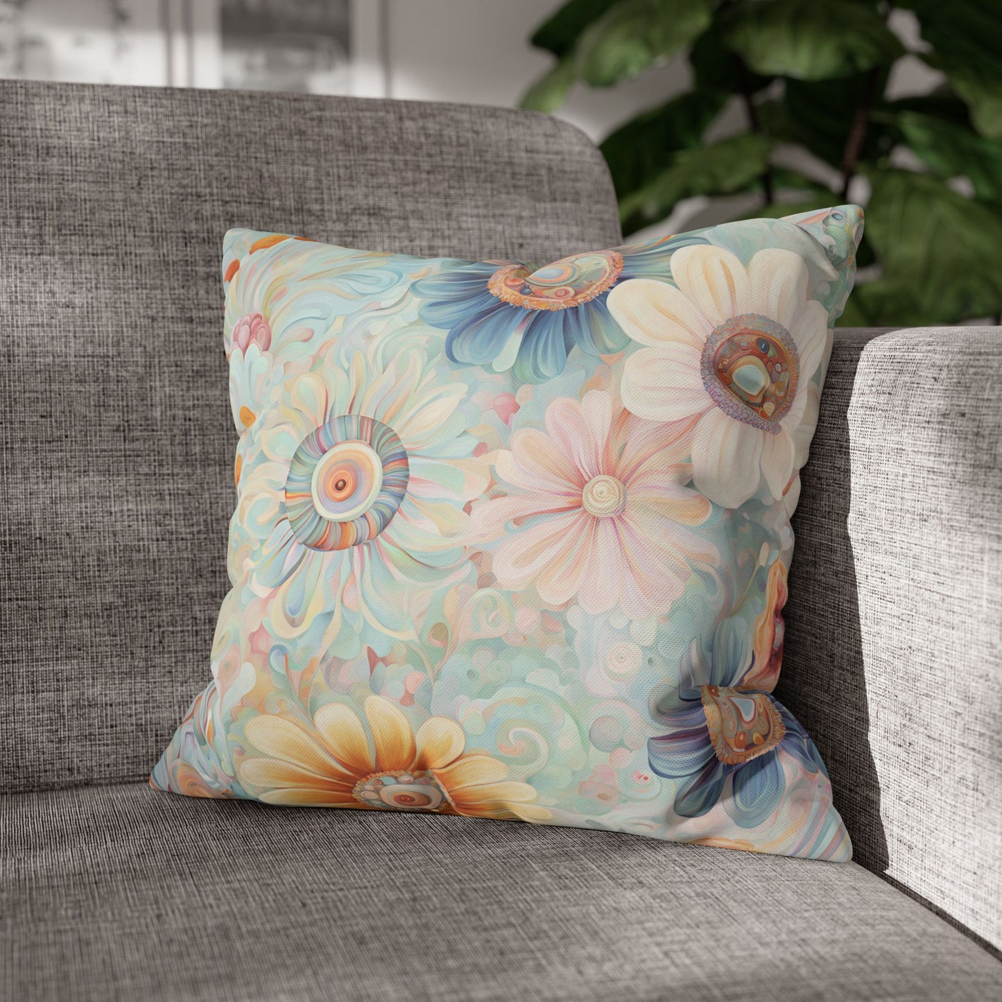 Epiphany Square Poly Canvas Pillowcase