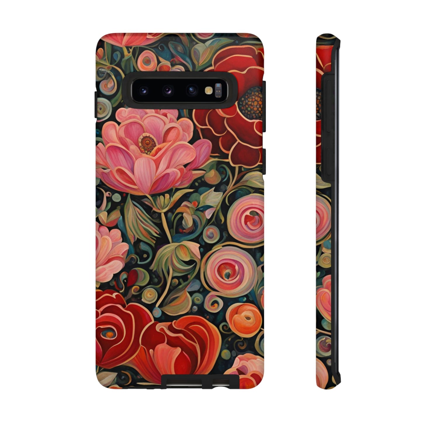 February Flowers iPhone Samsung Galaxy Google Pixel Tough Cases