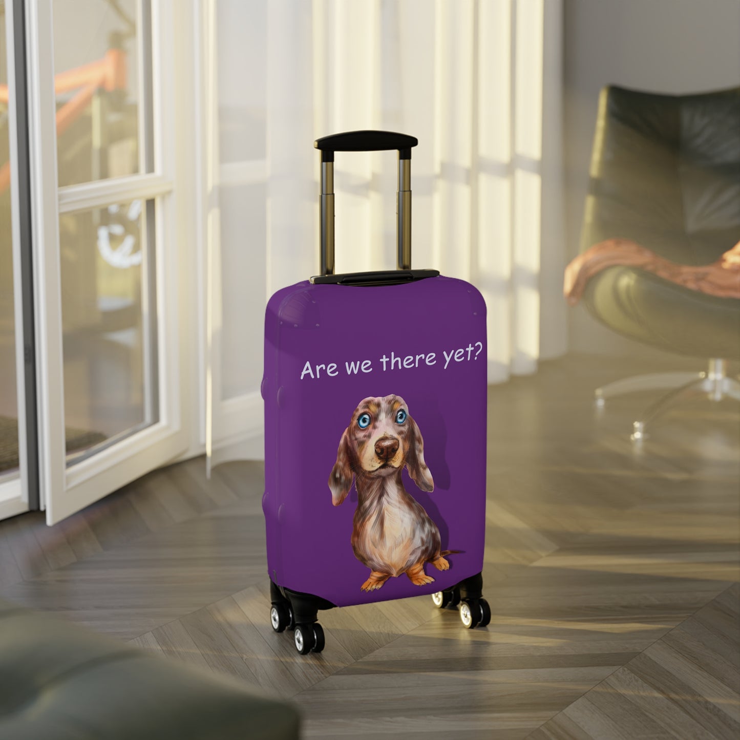 Dachshund Are We There Yet? Luggage Cover