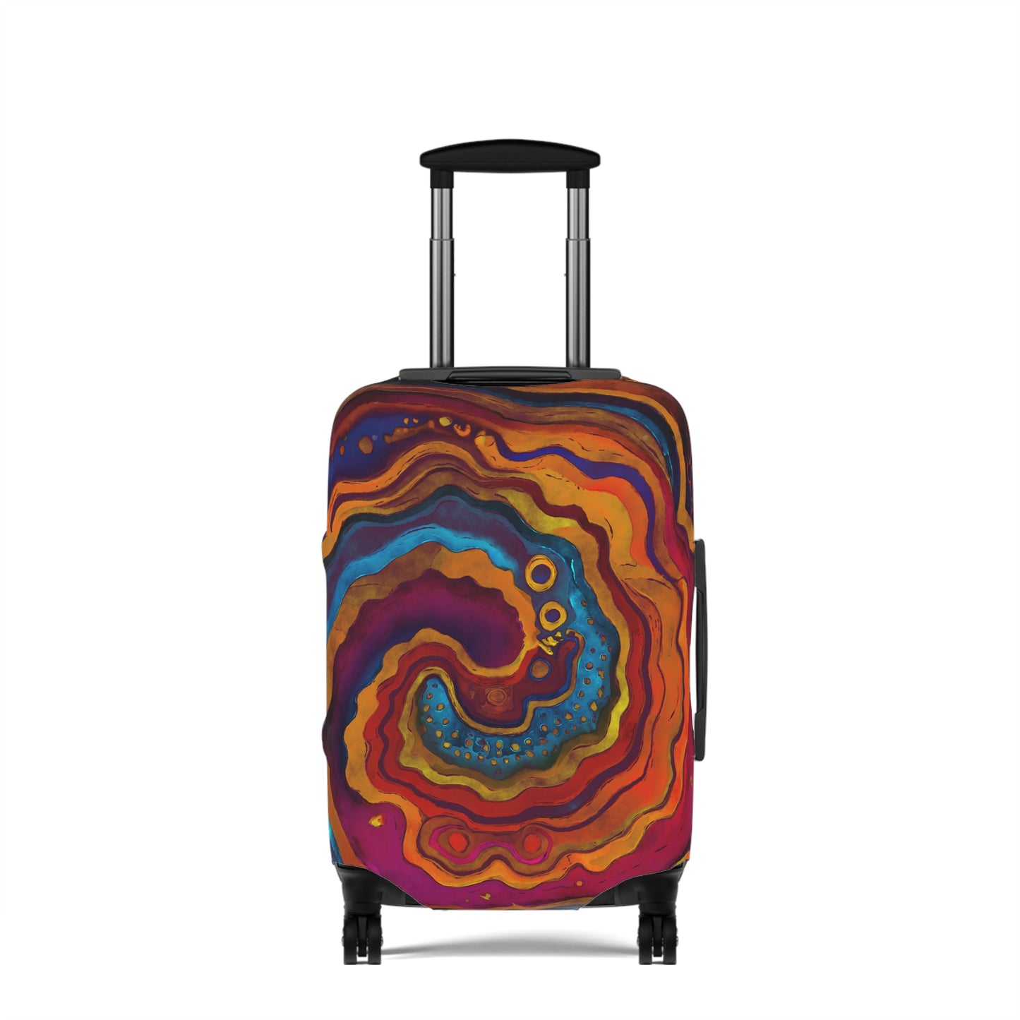 Geode Swirl Luggage Cover