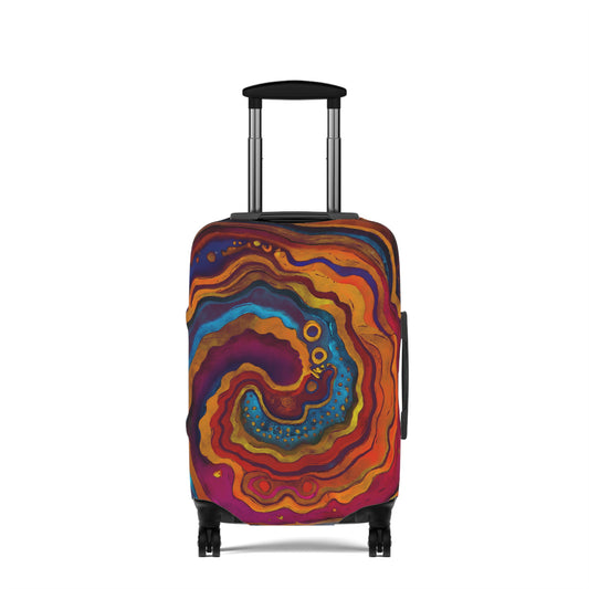 Geode Swirl Luggage Cover