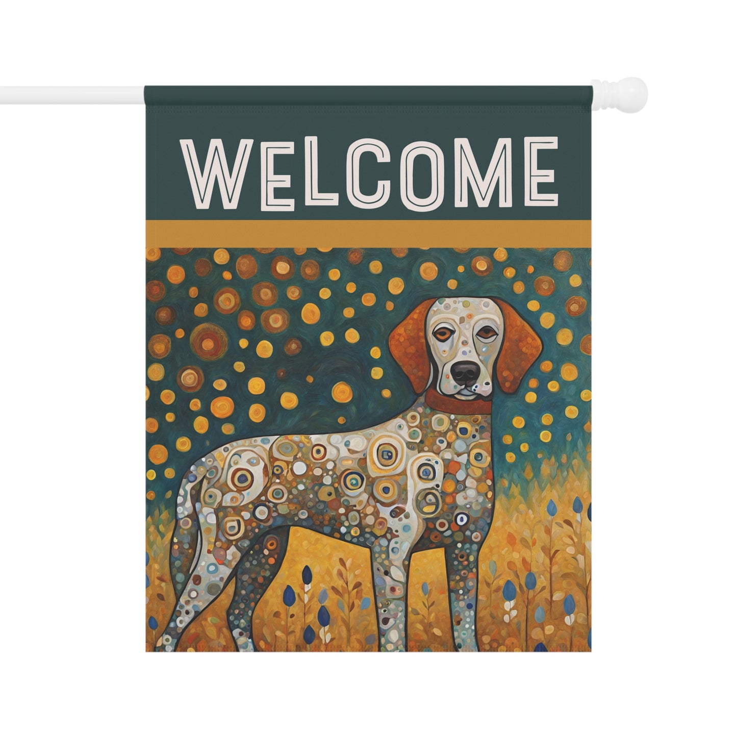 Bo Welcome 2-Sided Garden & House Flag/Banner