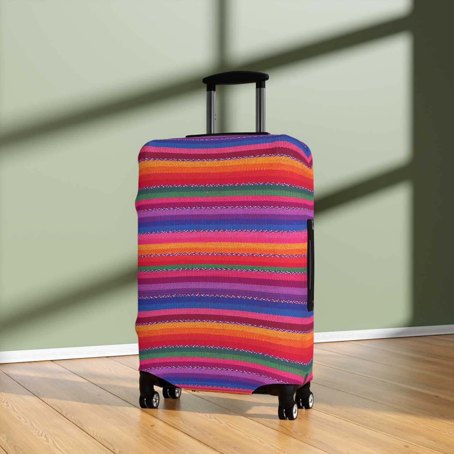 Vibrant Stripe Luggage Cover