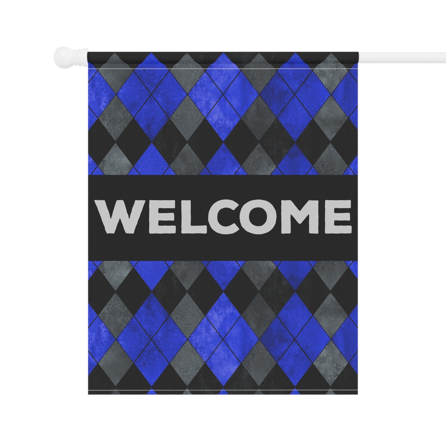 Frankie Welcome 2-Sided Garden & House Flag/Banner