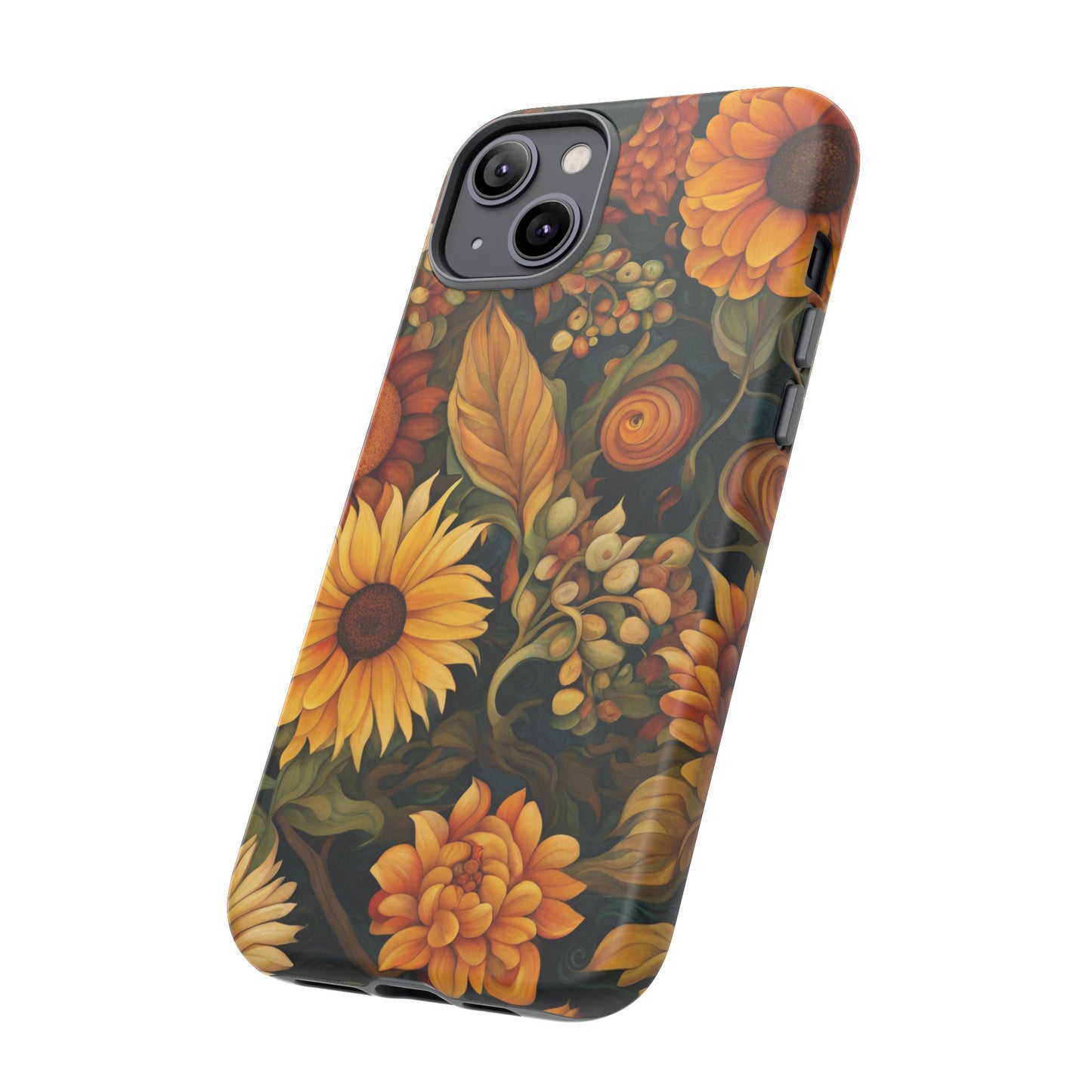 Autumn Flowers iPhone Samsung Galaxy Google Pixel Tough Cases