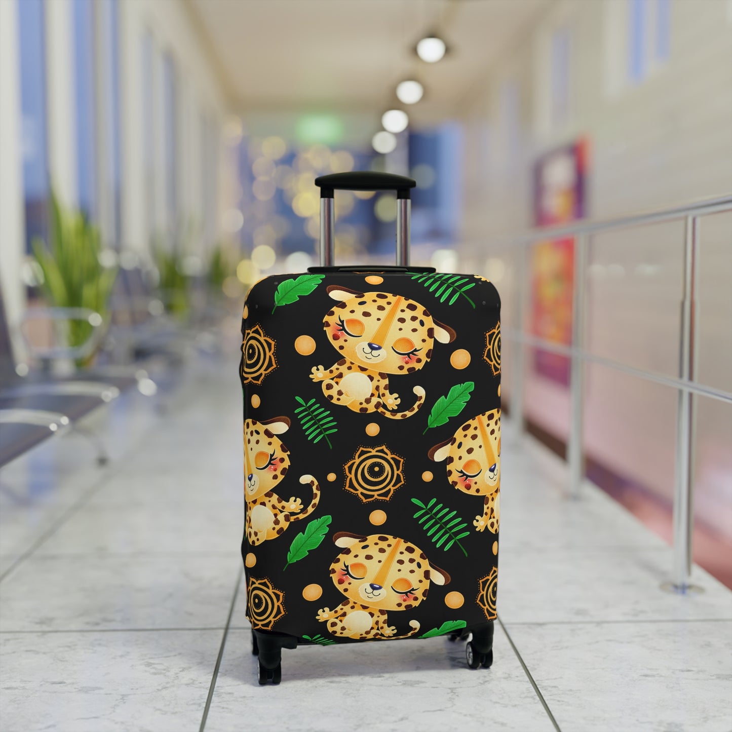 Zen Leopard Luggage Cover