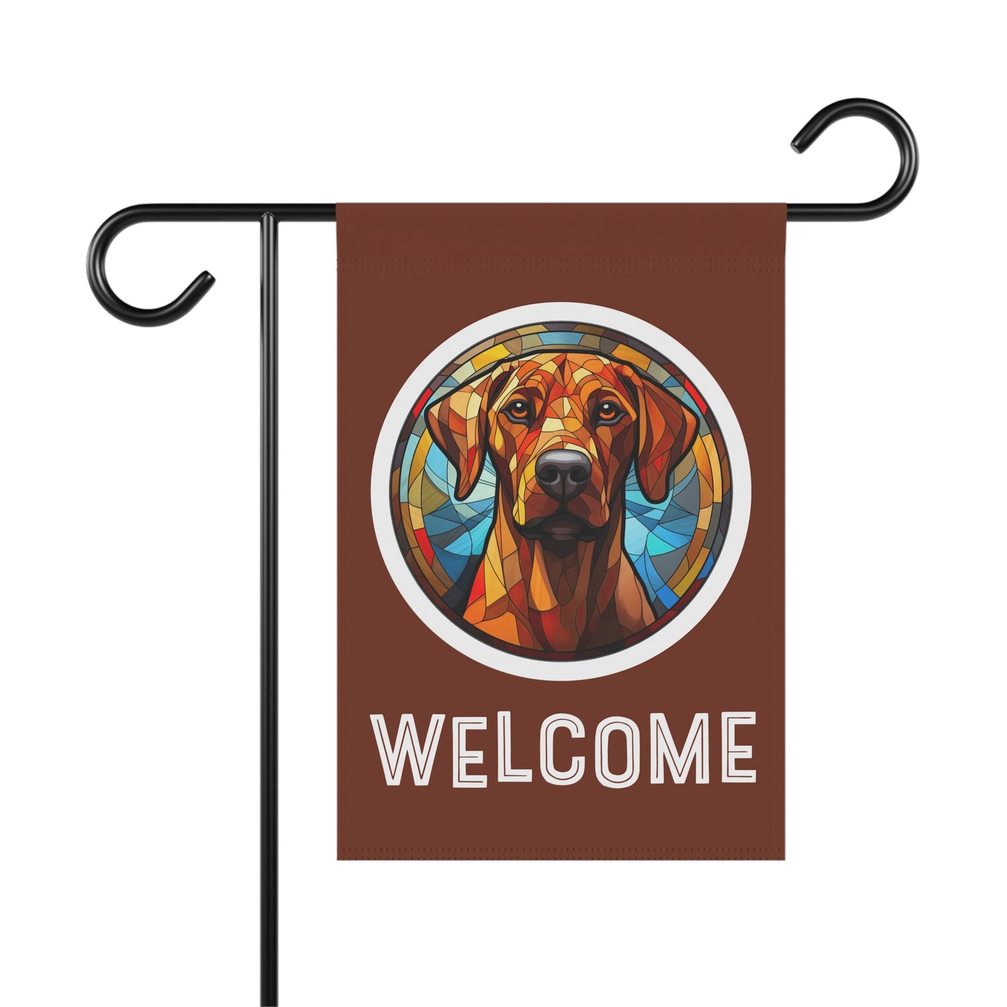 Rhodesian Ridgeback Welcome 2-Sided Garden & House Flag/Banner