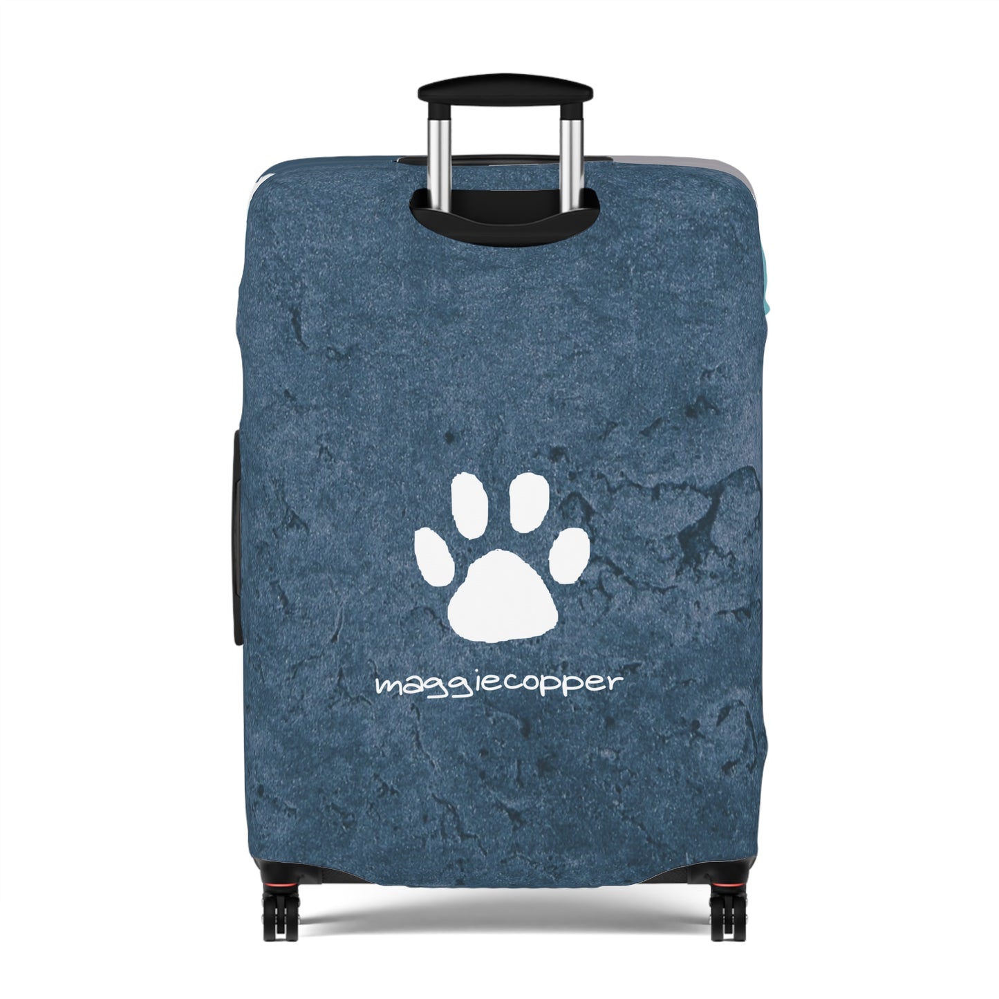 Husky with Soccer Ball Paws Off My Bag Luggage Cover