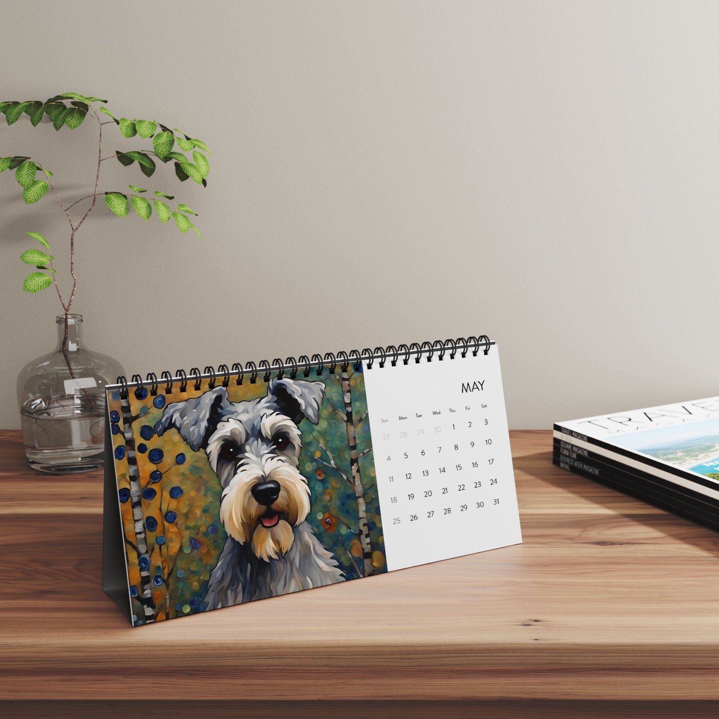 I Love Dogs 2025 Desktop Calendar