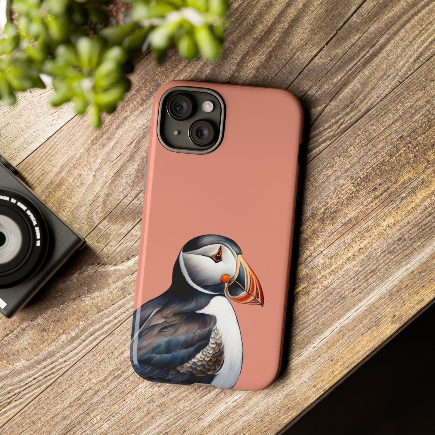 Puffin Wildlife iPhone Samsung Galaxy Google Pixel Tough Cases