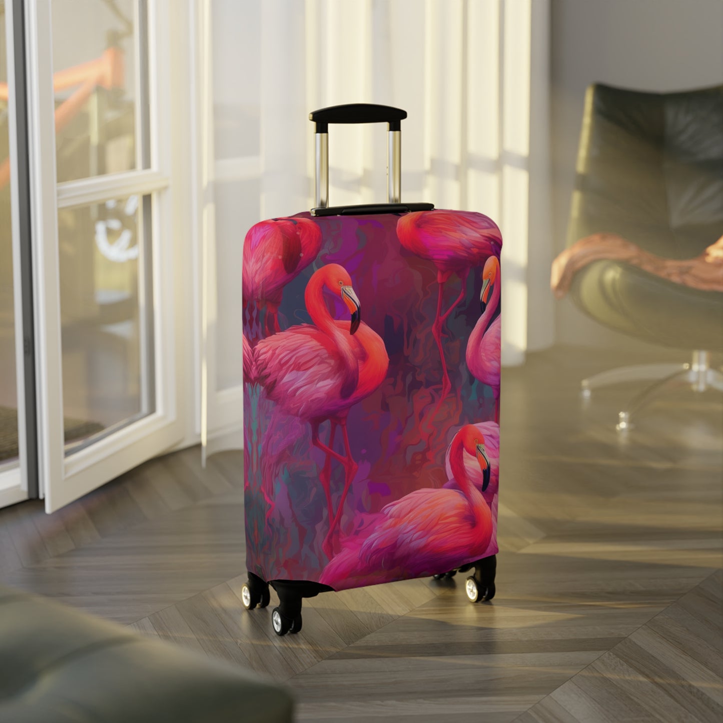 Flamingo Dreams Luggage Cover