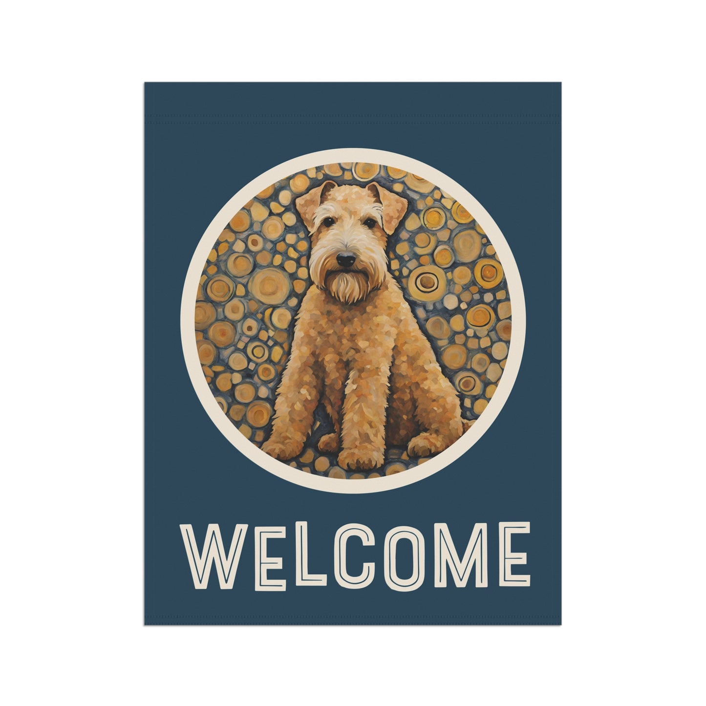 Lakeland Terrier Welcome 2-Sided Garden & House Flag/Banner