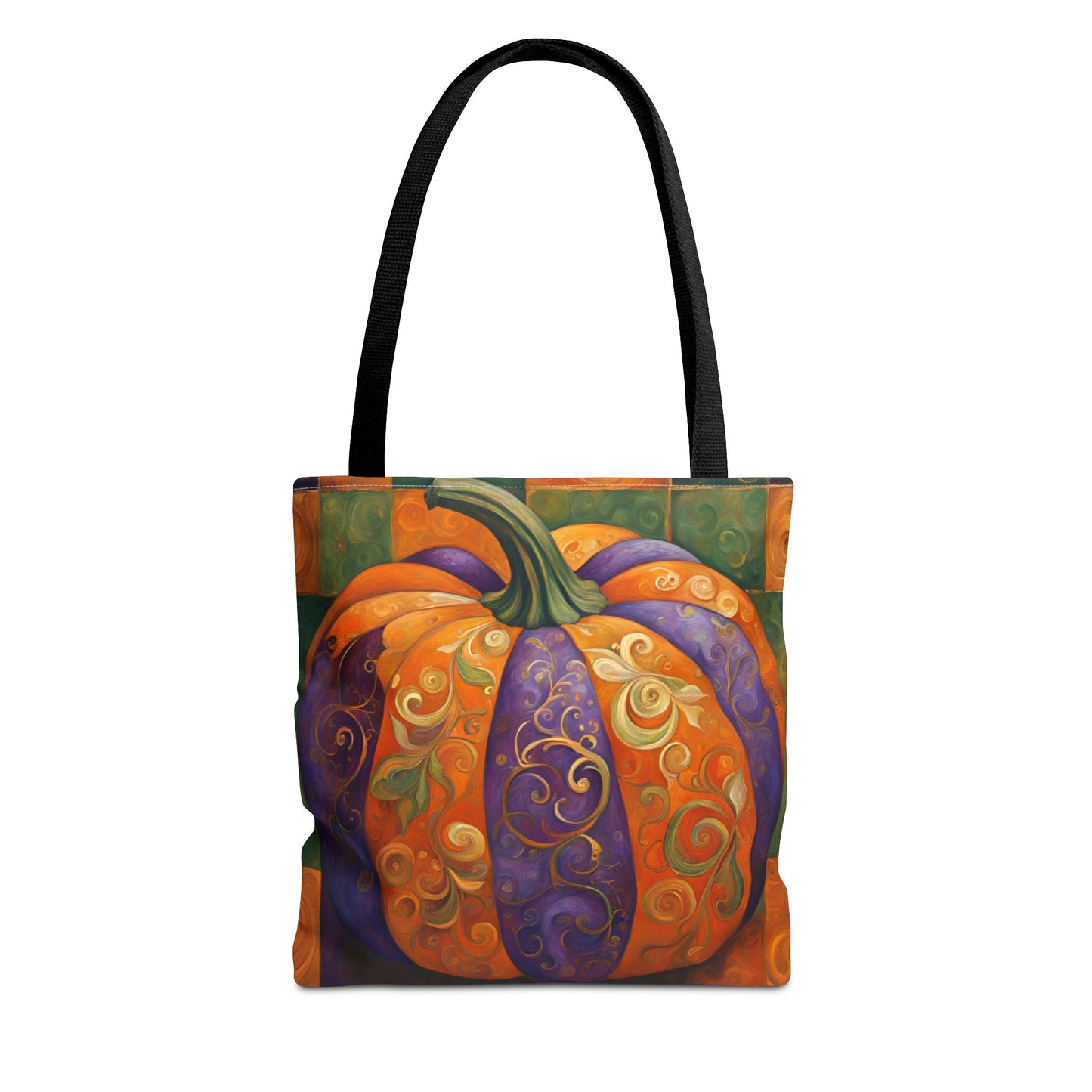 Pumpkin Glitz Autumn Tote Bag