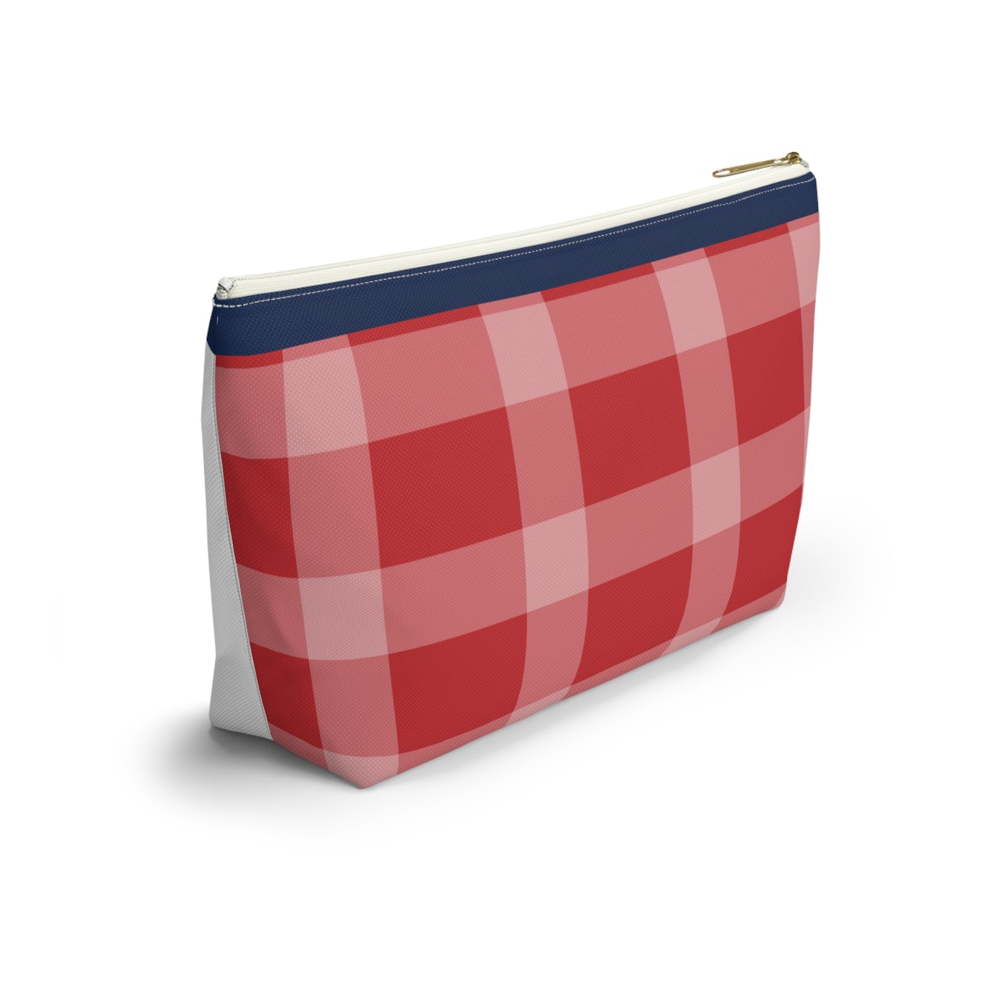 Red Plaid St Louis Cardinals Accessory Pouch w T-bottom