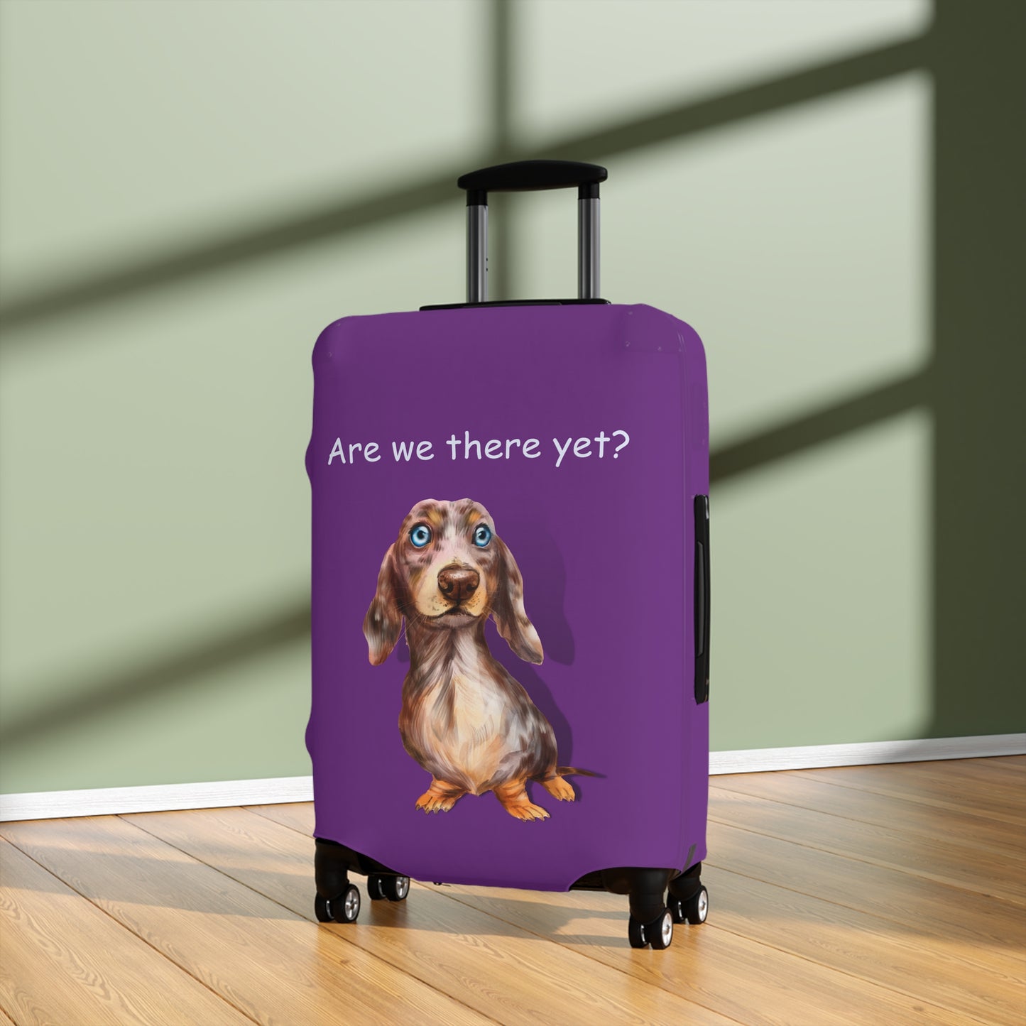 Dachshund Are We There Yet? Luggage Cover