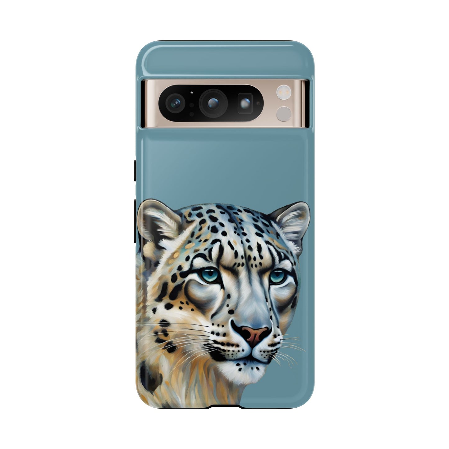 Snow Leopard iPhone Samsung Galaxy Google Pixel Tough Cases