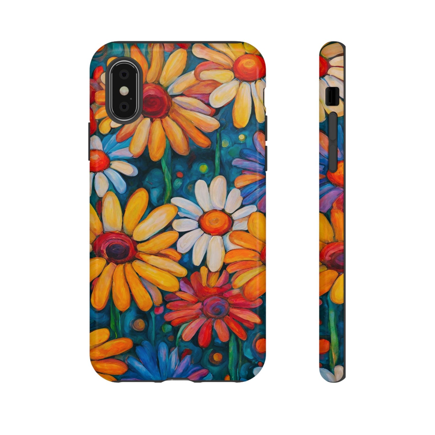 Crazy Daisies iPhone Samsung Galaxy Google Pixel Tough Cases