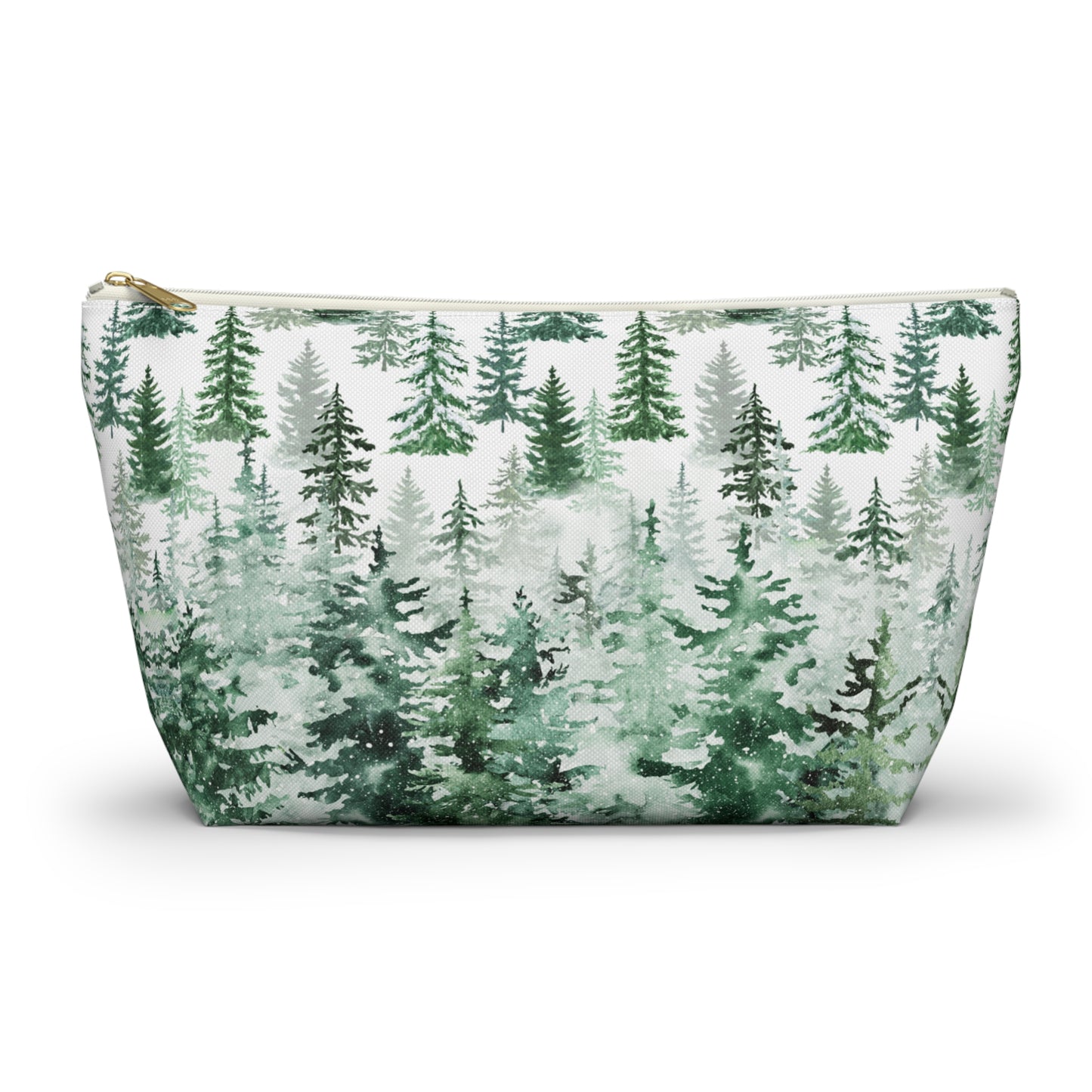 Pines in the Snow Accessory Pouch w T-bottom